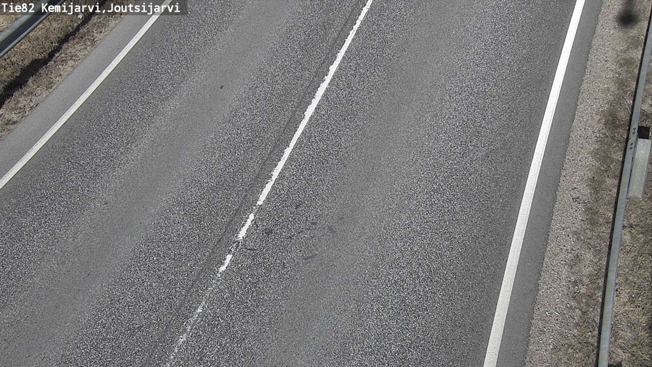 Weather Camera Image Väg 82 Kemijärvi, Joutsijärvi, Kemijärvi, Lappi