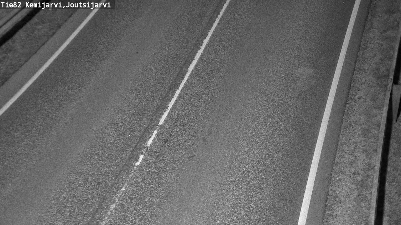 Weather Camera Image Väg 82 Kemijärvi, Joutsijärvi, Kemijärvi, Lappi