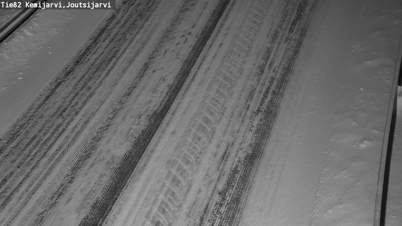 Weather Camera Image Väg 82 Kemijärvi, Joutsijärvi, Kemijärvi, Lappi