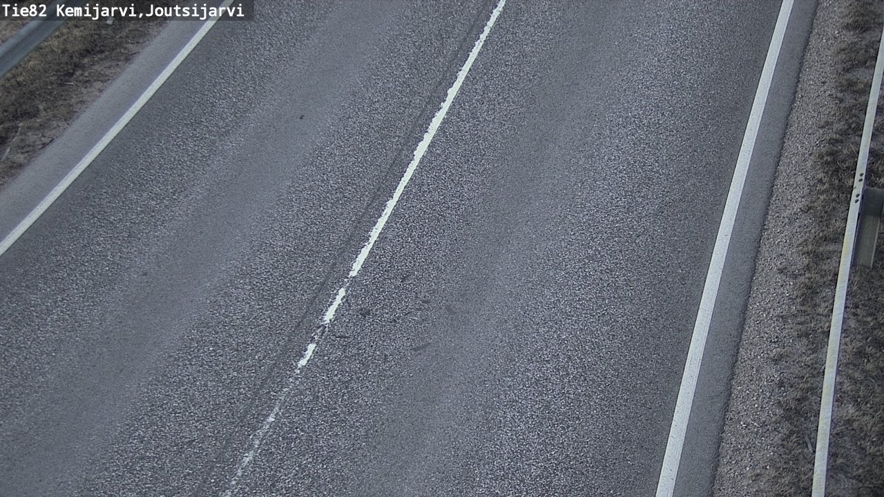 Weather Camera Image Road 82 Kemijärvi, Joutsijärvi, Kemijärvi, Lappi