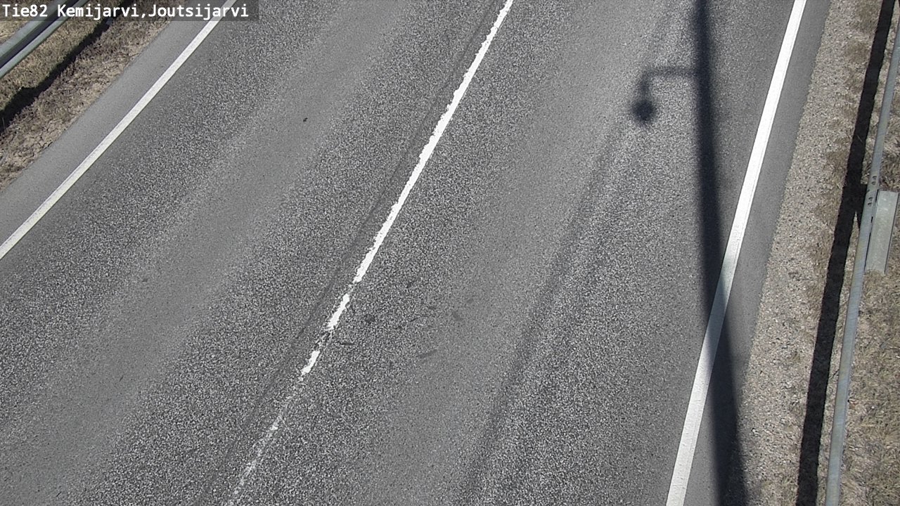 Weather Camera Image Väg 82 Kemijärvi, Joutsijärvi, Kemijärvi, Lappi