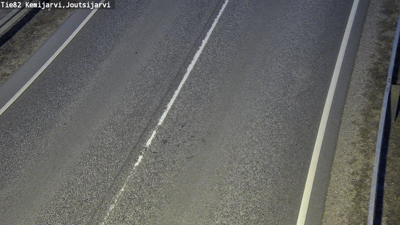 Weather Camera Image Road 82 Kemijärvi, Joutsijärvi, Kemijärvi, Lappi