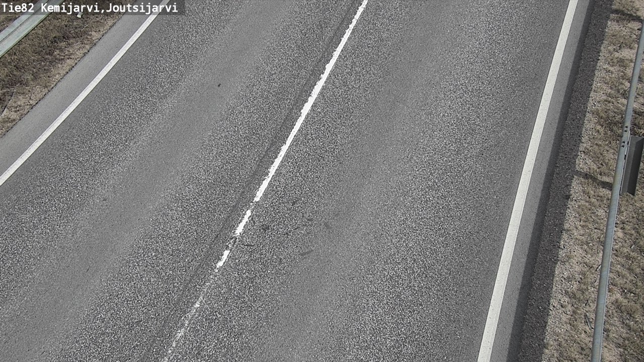 Weather Camera Image Väg 82 Kemijärvi, Joutsijärvi, Kemijärvi, Lappi
