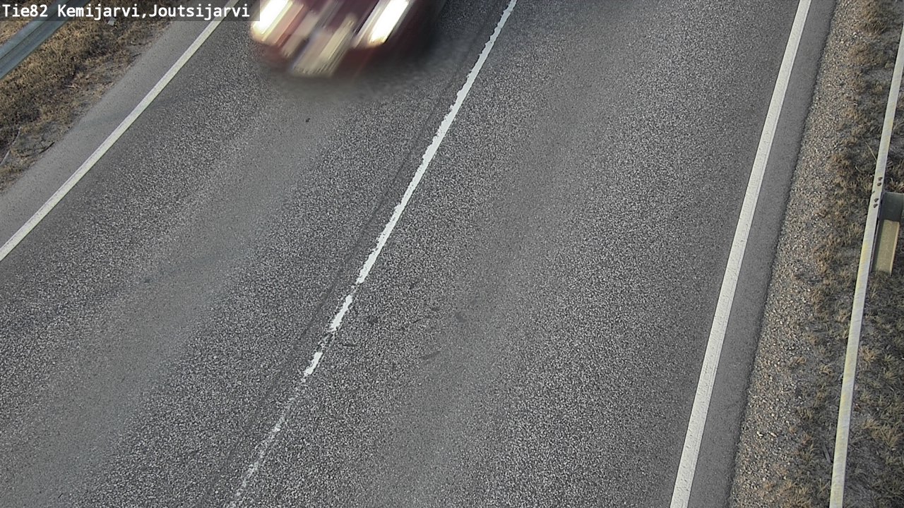 Weather Camera Image Väg 82 Kemijärvi, Joutsijärvi, Kemijärvi, Lappi