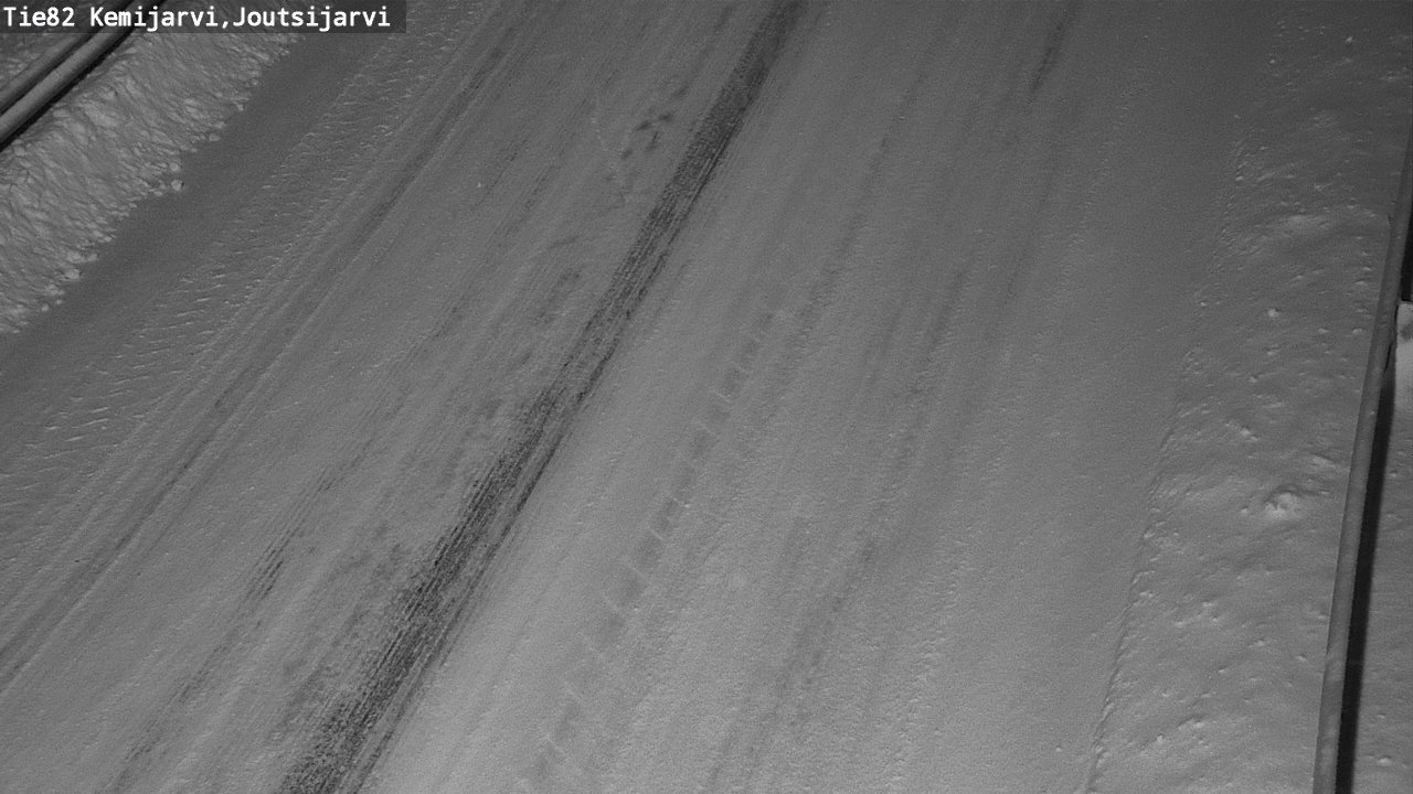 Weather Camera Image Road 82 Kemijärvi, Joutsijärvi, Kemijärvi, Lappi