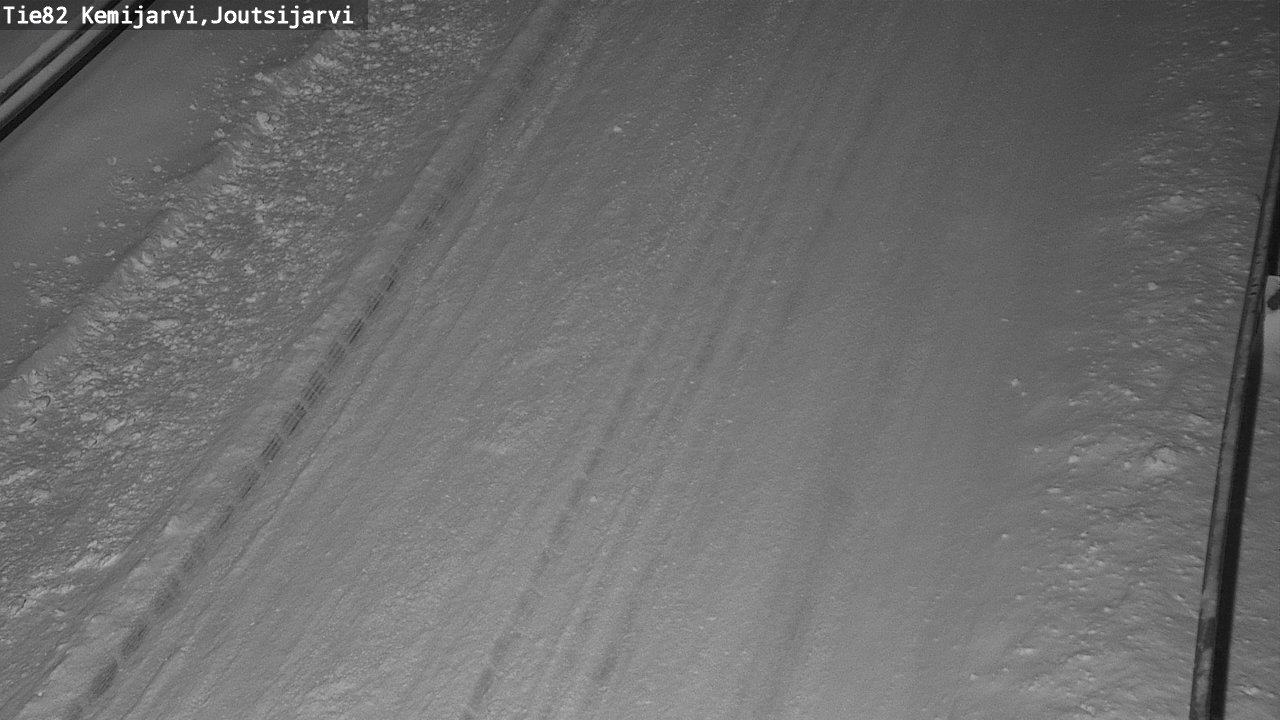 Weather Camera Image Road 82 Kemijärvi, Joutsijärvi, Kemijärvi, Lappi