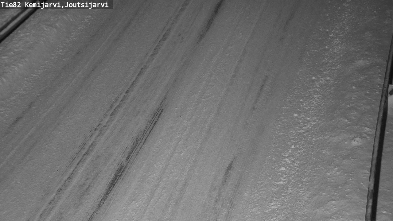 Weather Camera Image Road 82 Kemijärvi, Joutsijärvi, Kemijärvi, Lappi