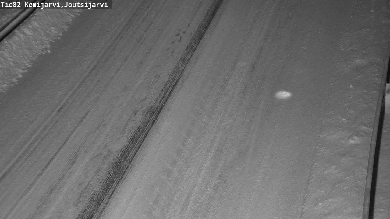 Weather Camera Image Road 82 Kemijärvi, Joutsijärvi, Kemijärvi, Lappi