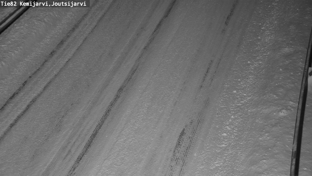 Weather Camera Image Road 82 Kemijärvi, Joutsijärvi, Kemijärvi, Lappi