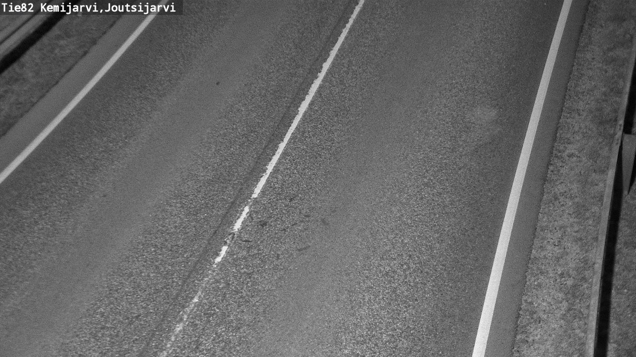 Weather Camera Image Väg 82 Kemijärvi, Joutsijärvi, Kemijärvi, Lappi