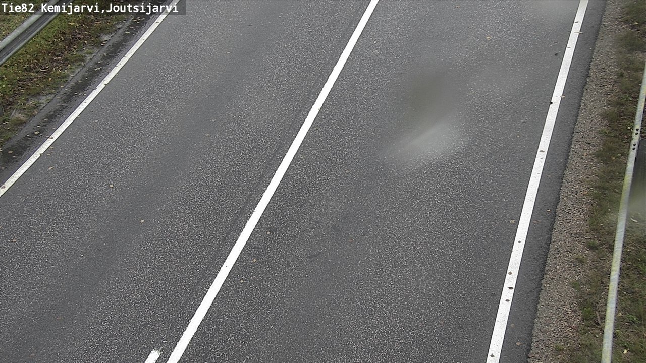 Weather Camera Image Road 82 Kemijärvi, Joutsijärvi, Kemijärvi, Lappi