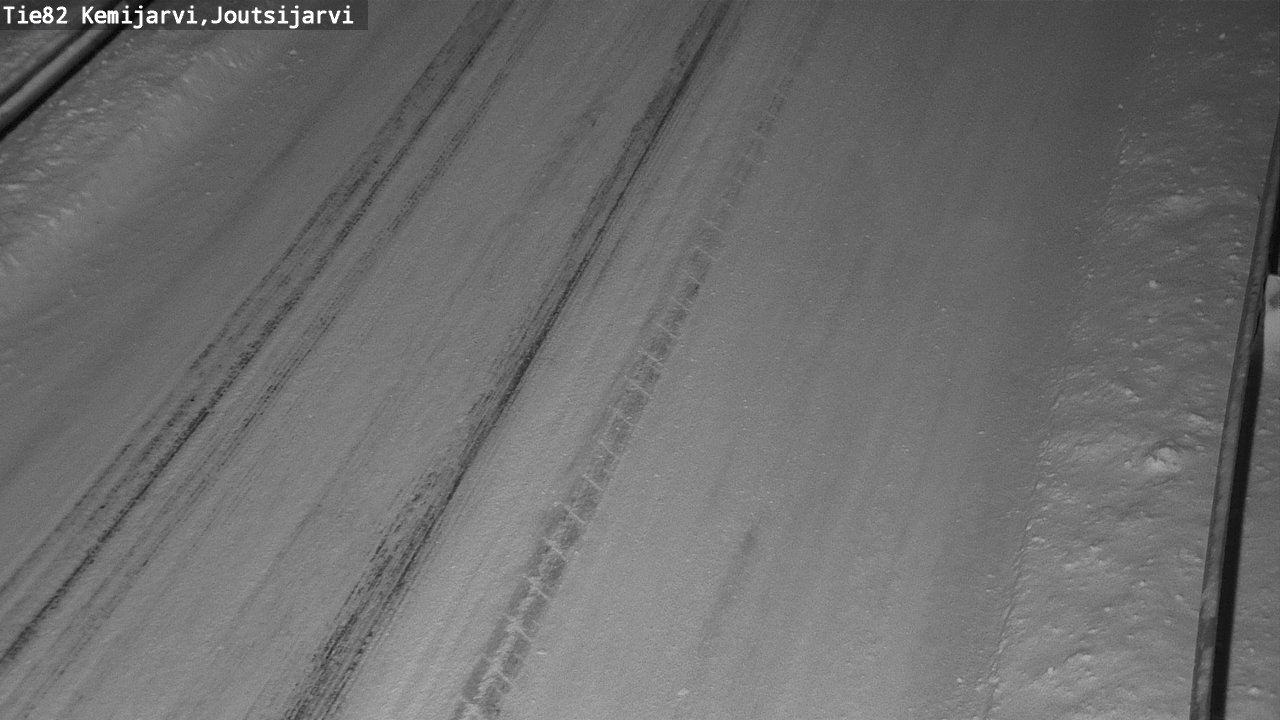 Weather Camera Image Road 82 Kemijärvi, Joutsijärvi, Kemijärvi, Lappi