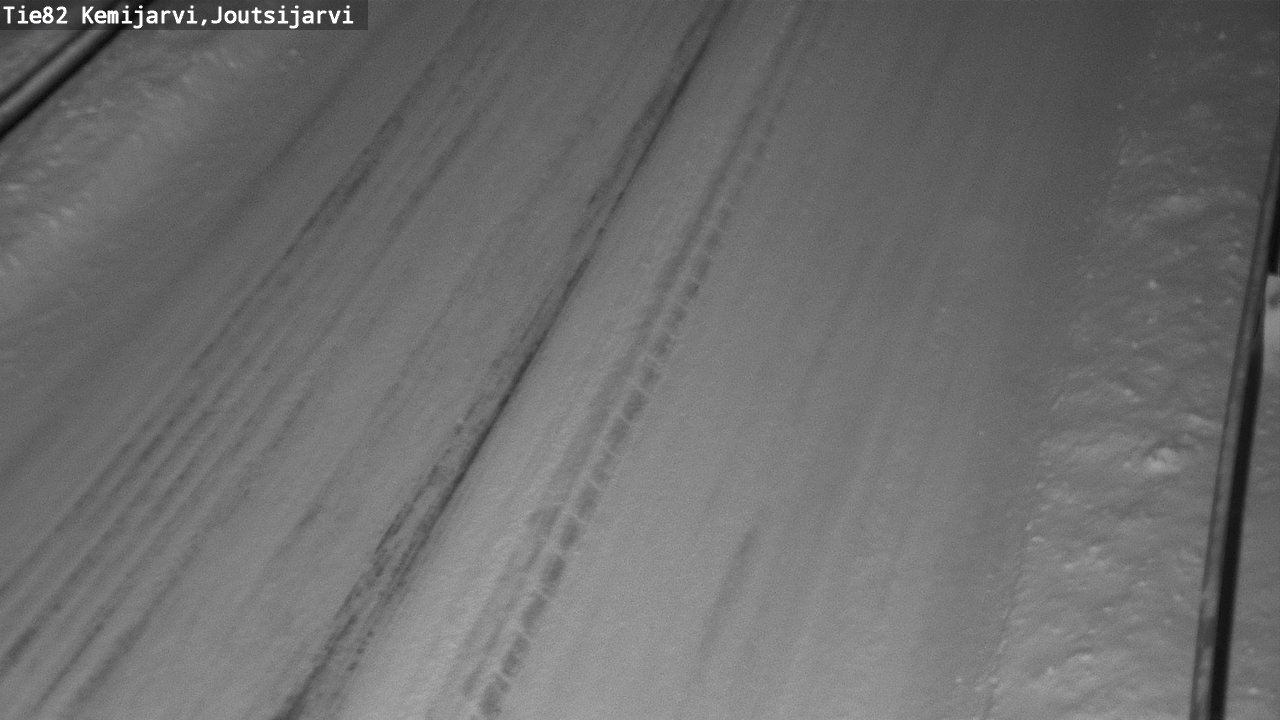 Weather Camera Image Road 82 Kemijärvi, Joutsijärvi, Kemijärvi, Lappi