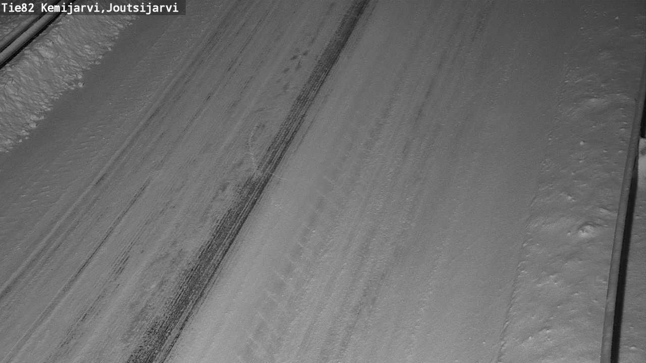 Weather Camera Image Road 82 Kemijärvi, Joutsijärvi, Kemijärvi, Lappi