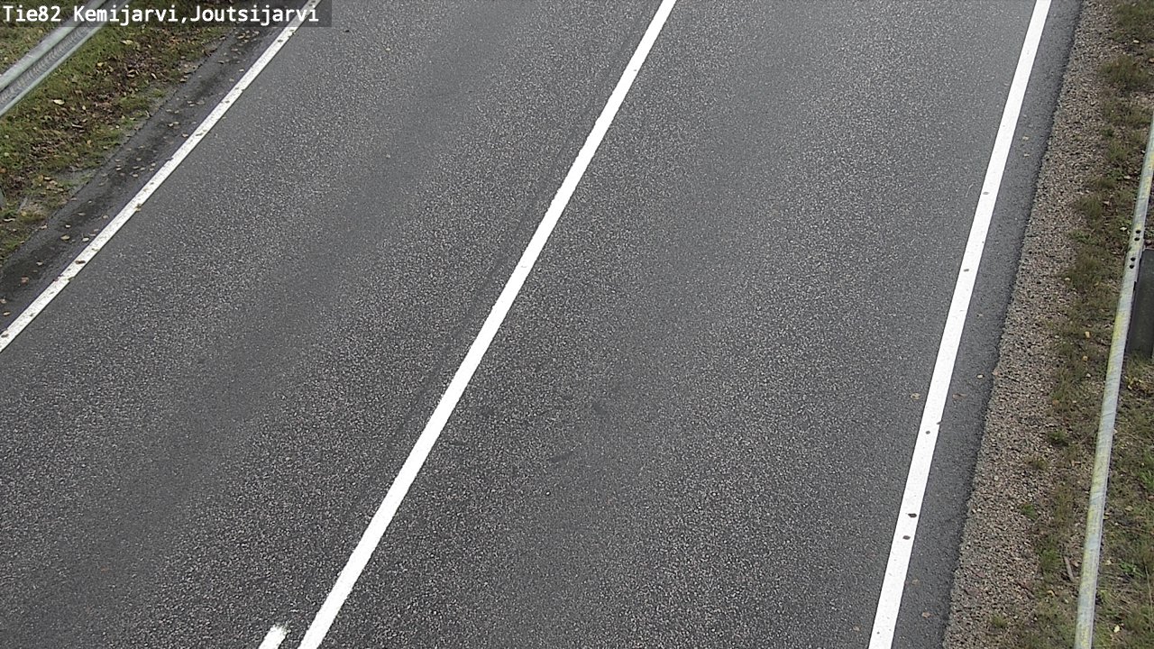 Weather Camera Image Road 82 Kemijärvi, Joutsijärvi, Kemijärvi, Lappi