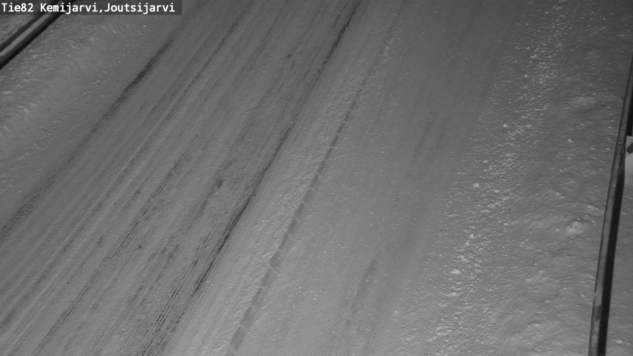 Weather Camera Image Road 82 Kemijärvi, Joutsijärvi, Kemijärvi, Lappi