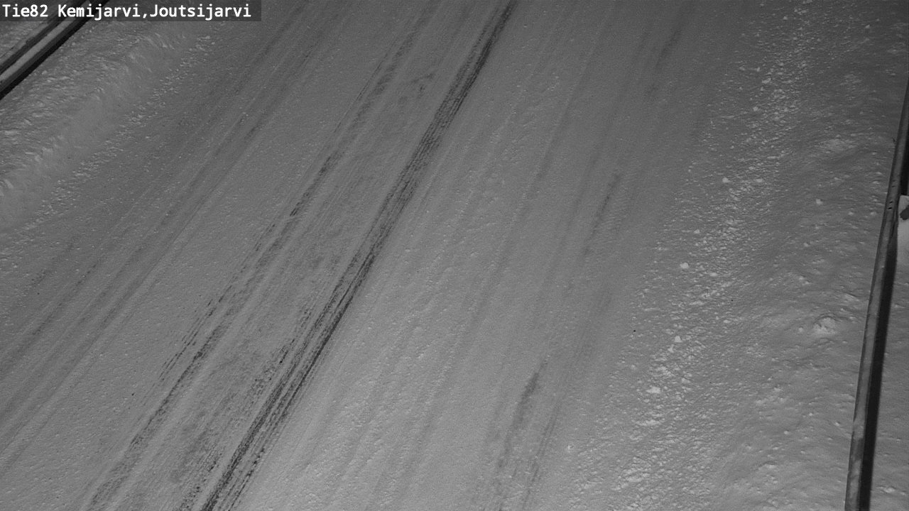 Weather Camera Image Road 82 Kemijärvi, Joutsijärvi, Kemijärvi, Lappi
