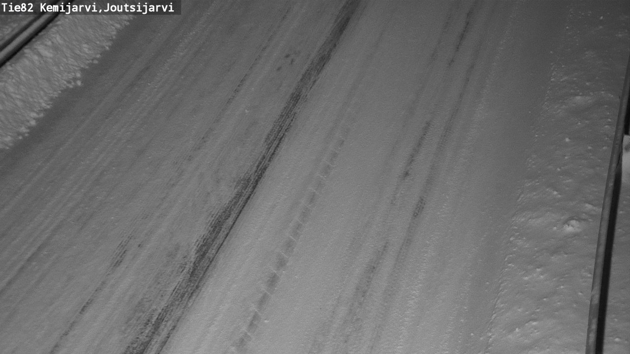 Weather Camera Image Road 82 Kemijärvi, Joutsijärvi, Kemijärvi, Lappi