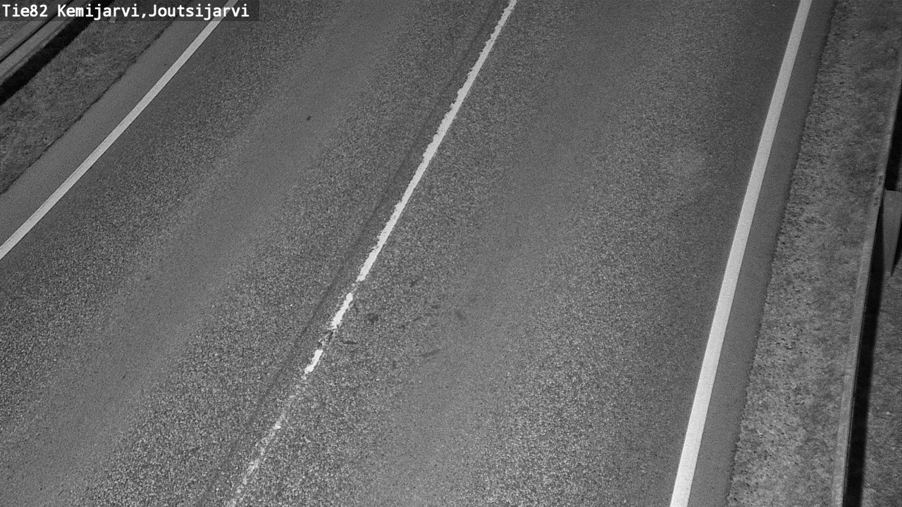 Weather Camera Image Väg 82 Kemijärvi, Joutsijärvi, Kemijärvi, Lappi