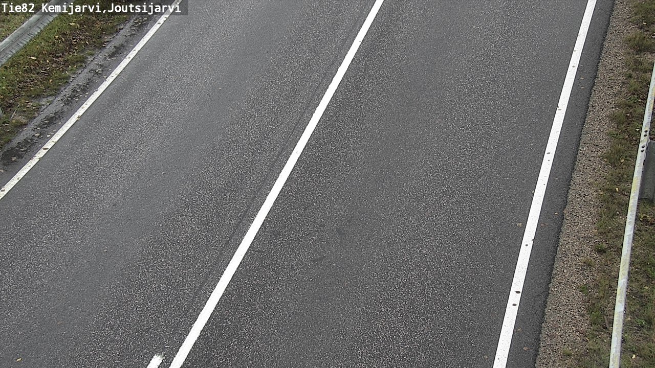 Weather Camera Image Road 82 Kemijärvi, Joutsijärvi, Kemijärvi, Lappi