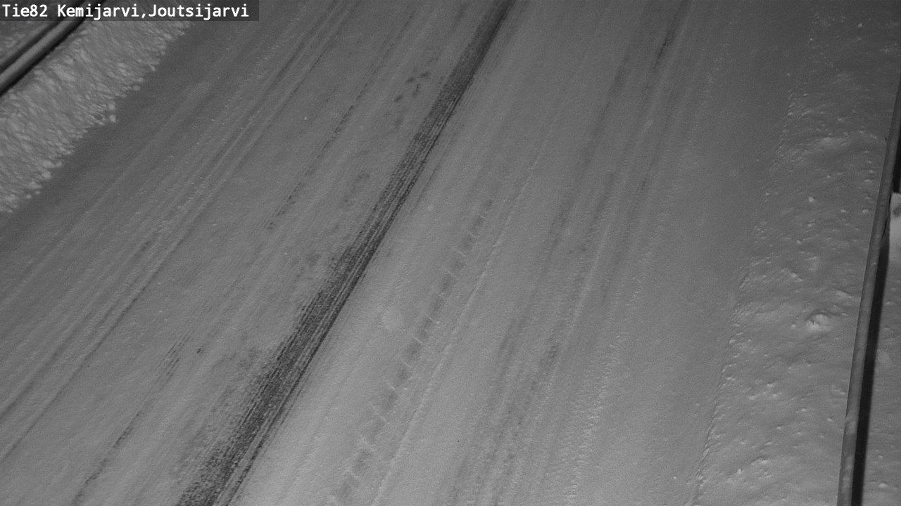 Weather Camera Image Road 82 Kemijärvi, Joutsijärvi, Kemijärvi, Lappi