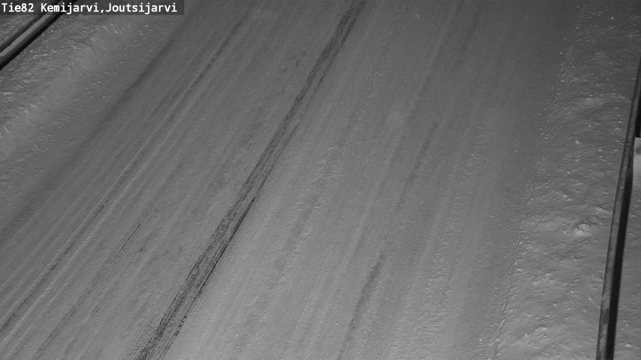 Weather Camera Image Road 82 Kemijärvi, Joutsijärvi, Kemijärvi, Lappi