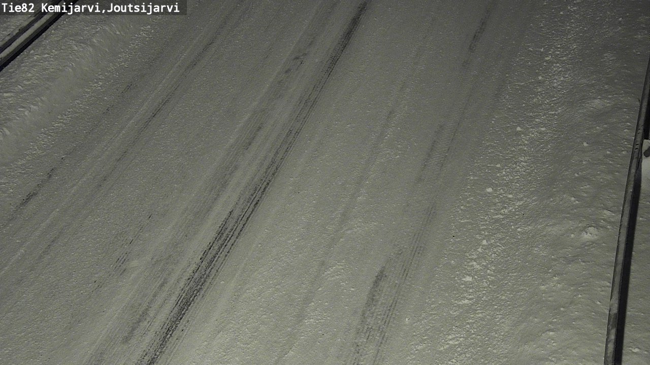Weather Camera Image Road 82 Kemijärvi, Joutsijärvi, Kemijärvi, Lappi