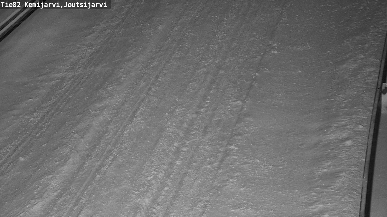 Weather Camera Image Road 82 Kemijärvi, Joutsijärvi, Kemijärvi, Lappi