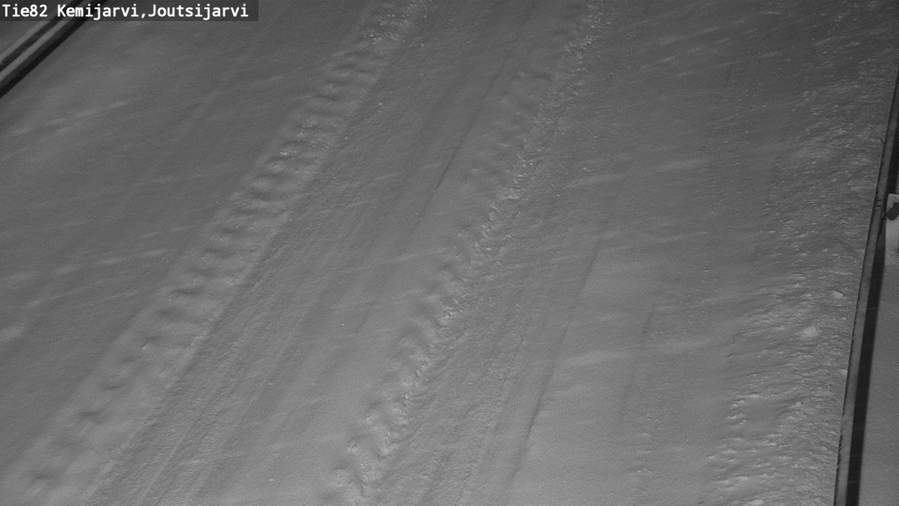 Weather Camera Image Road 82 Kemijärvi, Joutsijärvi, Kemijärvi, Lappi