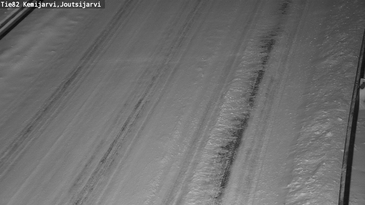 Weather Camera Image Road 82 Kemijärvi, Joutsijärvi, Kemijärvi, Lappi