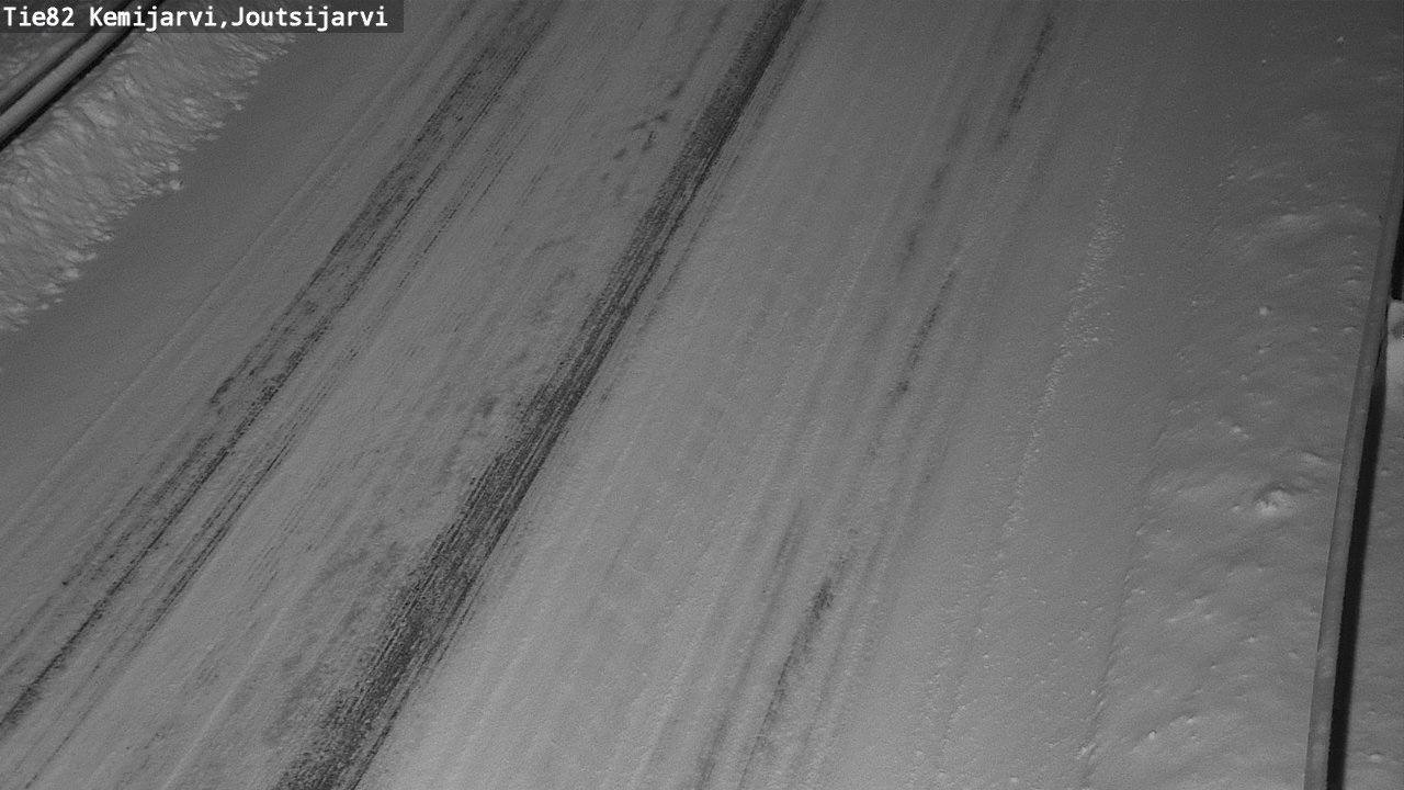 Weather Camera Image Road 82 Kemijärvi, Joutsijärvi, Kemijärvi, Lappi