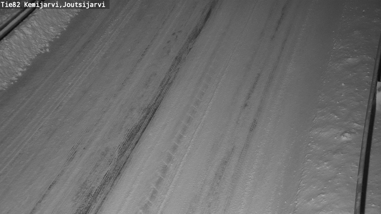 Weather Camera Image Road 82 Kemijärvi, Joutsijärvi, Kemijärvi, Lappi