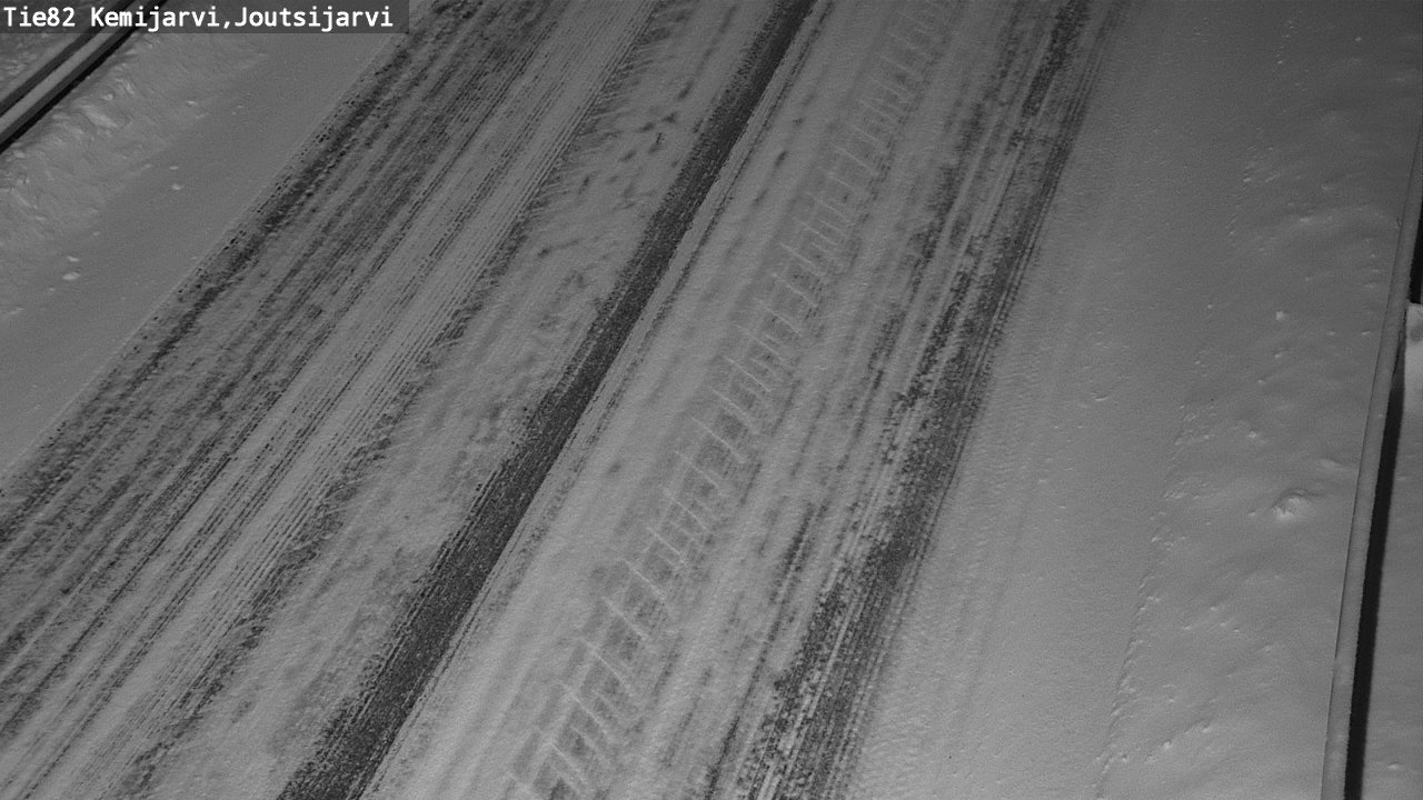 Weather Camera Image Väg 82 Kemijärvi, Joutsijärvi, Kemijärvi, Lappi