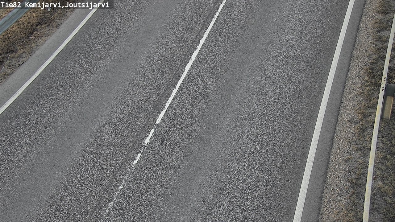 Weather Camera Image Väg 82 Kemijärvi, Joutsijärvi, Kemijärvi, Lappi