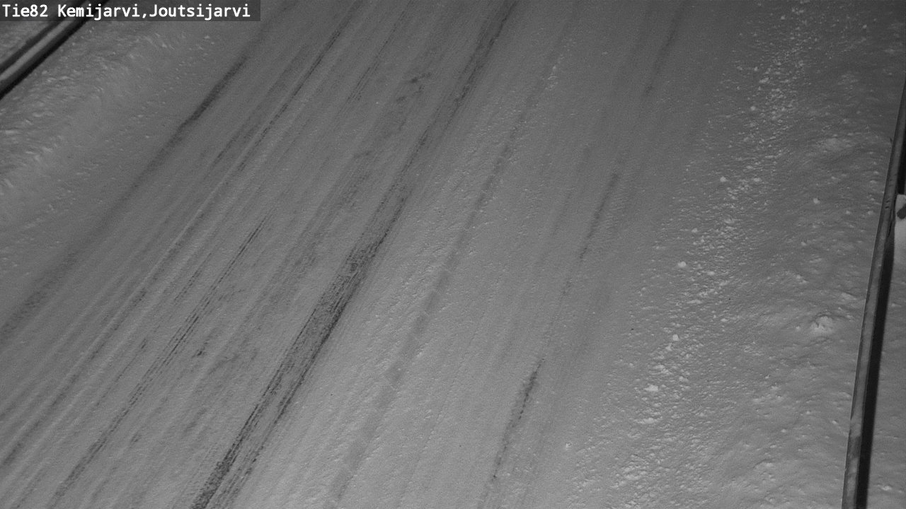 Weather Camera Image Road 82 Kemijärvi, Joutsijärvi, Kemijärvi, Lappi