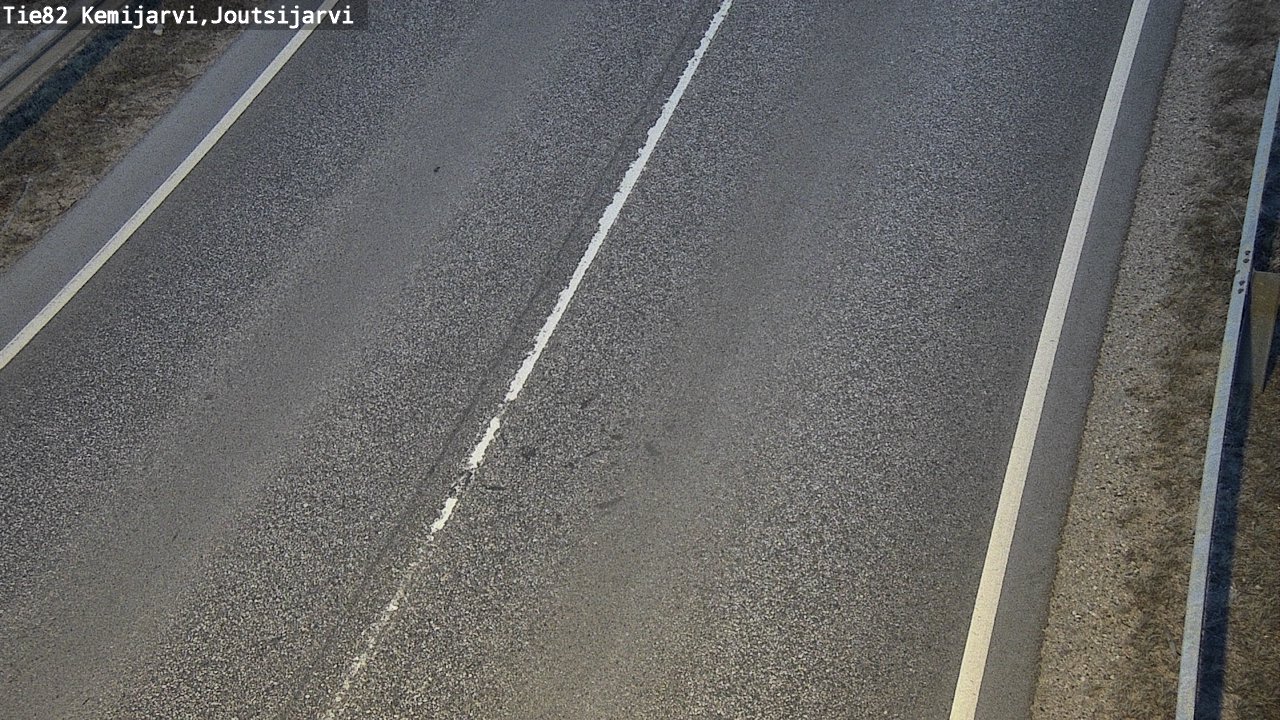 Weather Camera Image Road 82 Kemijärvi, Joutsijärvi, Kemijärvi, Lappi