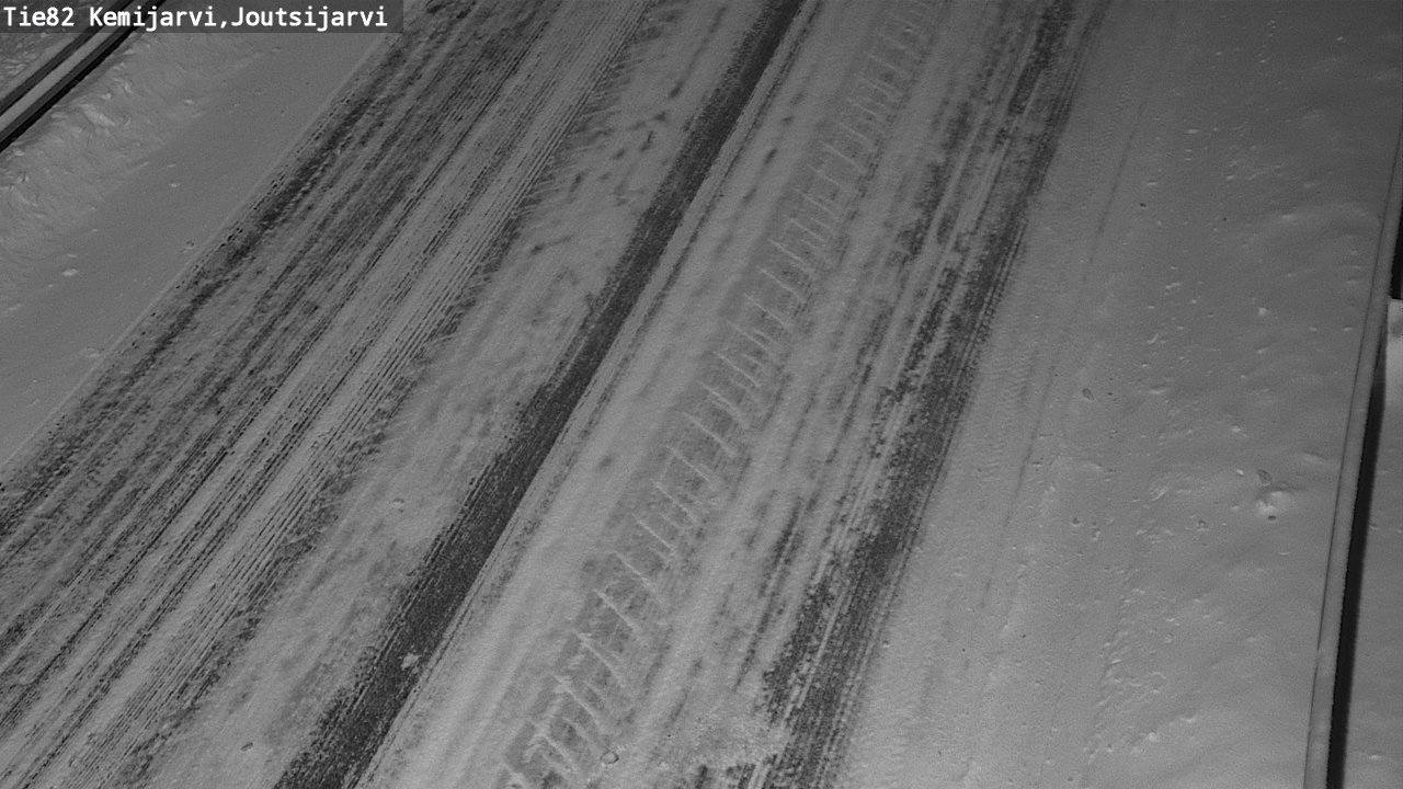 Weather Camera Image Väg 82 Kemijärvi, Joutsijärvi, Kemijärvi, Lappi
