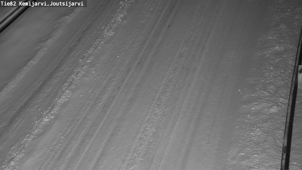 Weather Camera Image Road 82 Kemijärvi, Joutsijärvi, Kemijärvi, Lappi