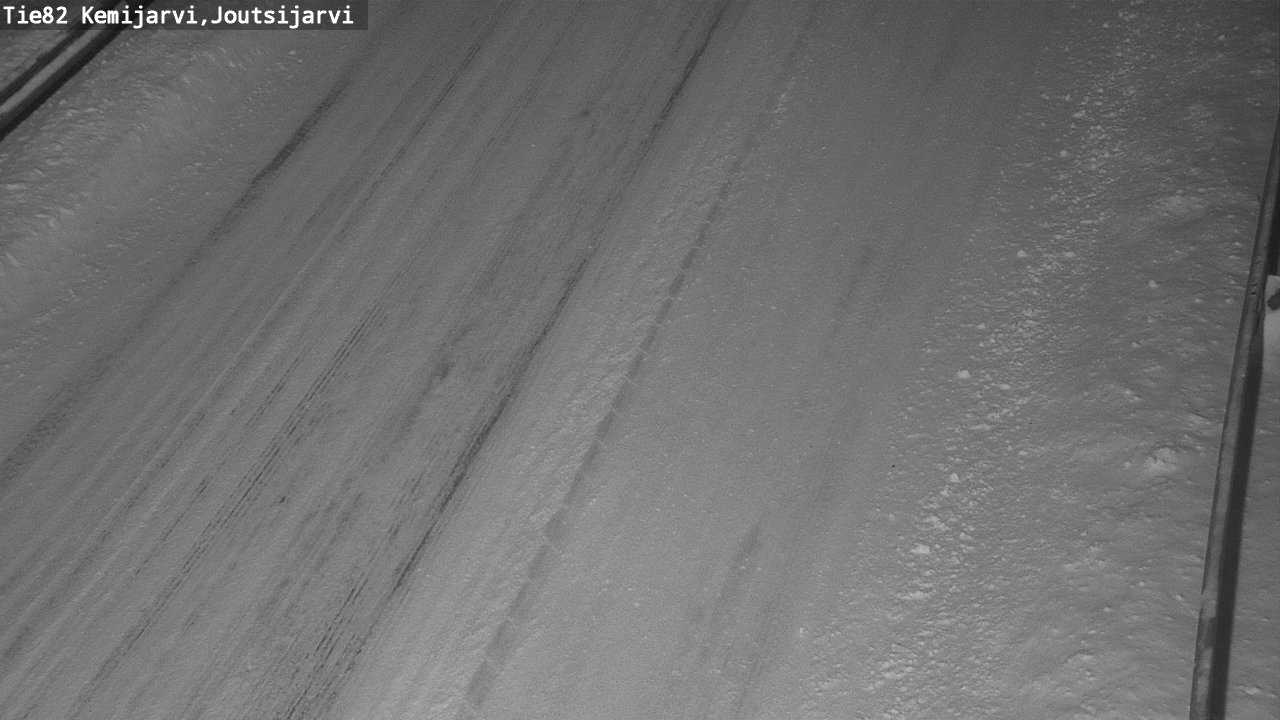 Weather Camera Image Road 82 Kemijärvi, Joutsijärvi, Kemijärvi, Lappi