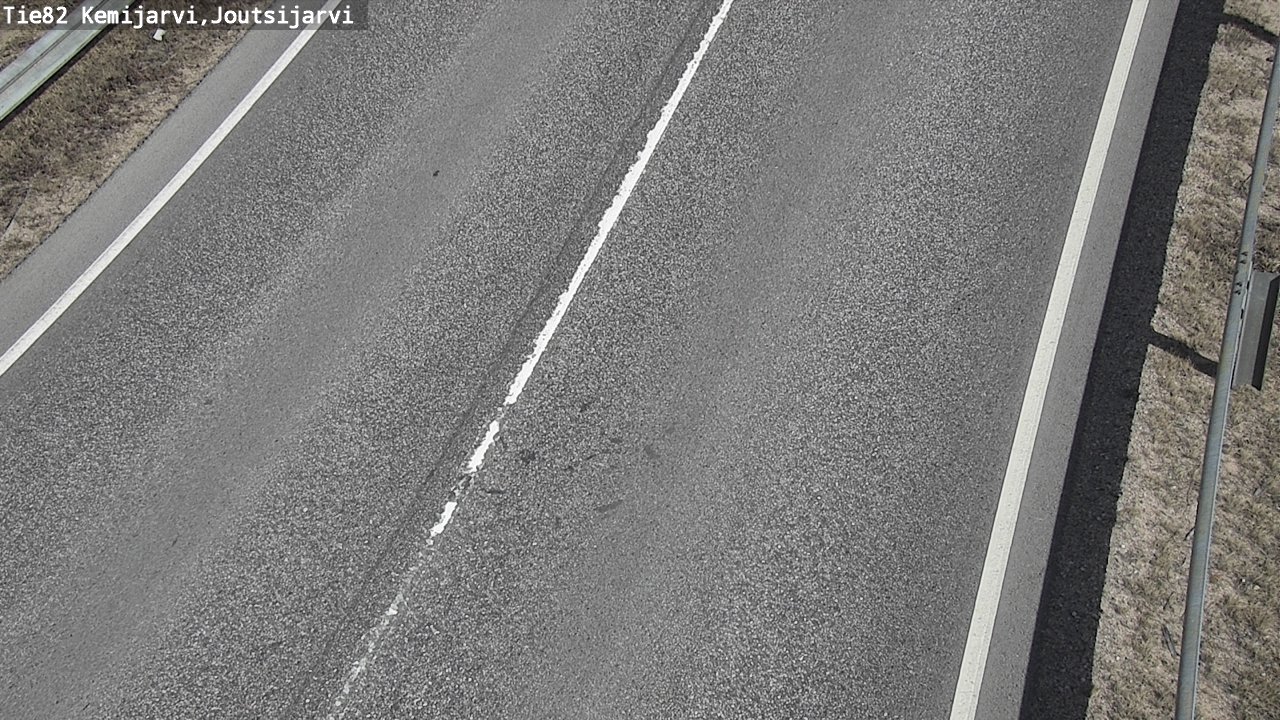 Weather Camera Image Väg 82 Kemijärvi, Joutsijärvi, Kemijärvi, Lappi