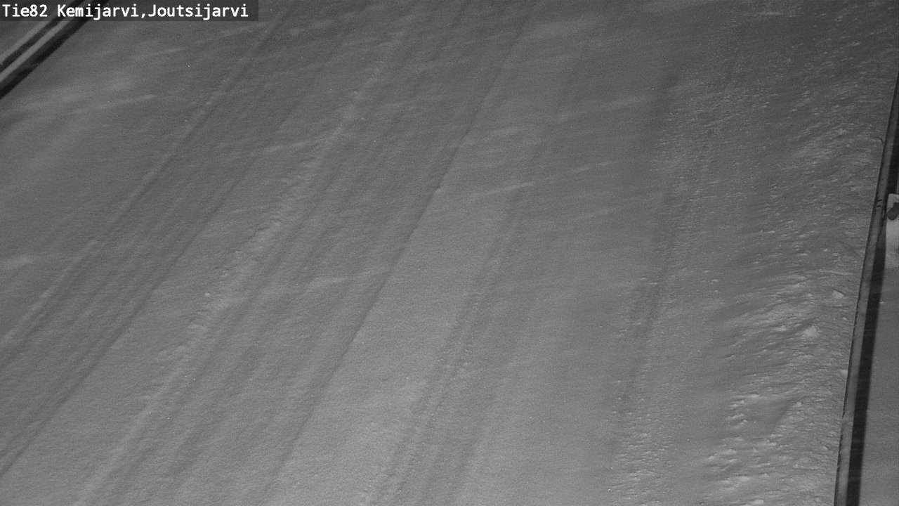 Weather Camera Image Road 82 Kemijärvi, Joutsijärvi, Kemijärvi, Lappi