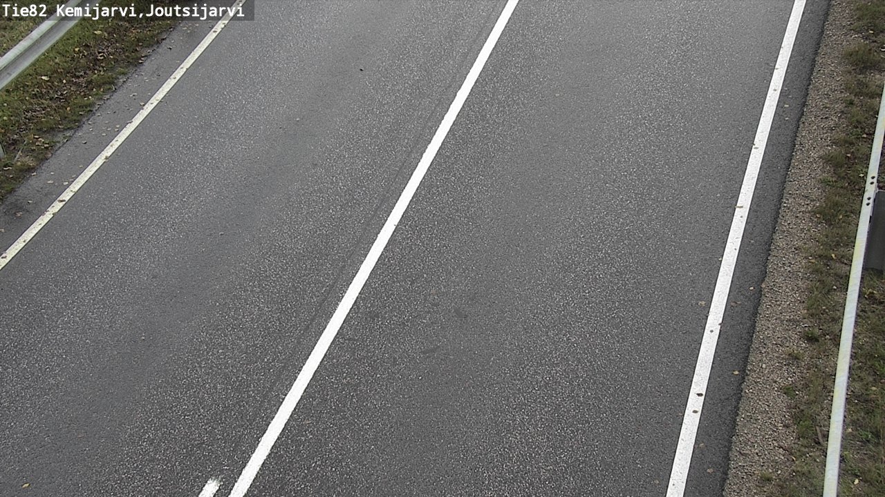 Weather Camera Image Road 82 Kemijärvi, Joutsijärvi, Kemijärvi, Lappi