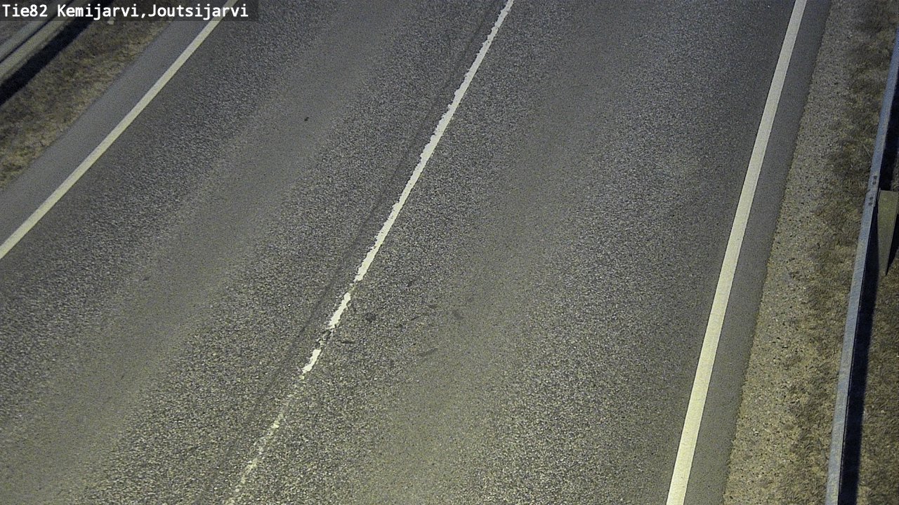 Weather Camera Image Road 82 Kemijärvi, Joutsijärvi, Kemijärvi, Lappi