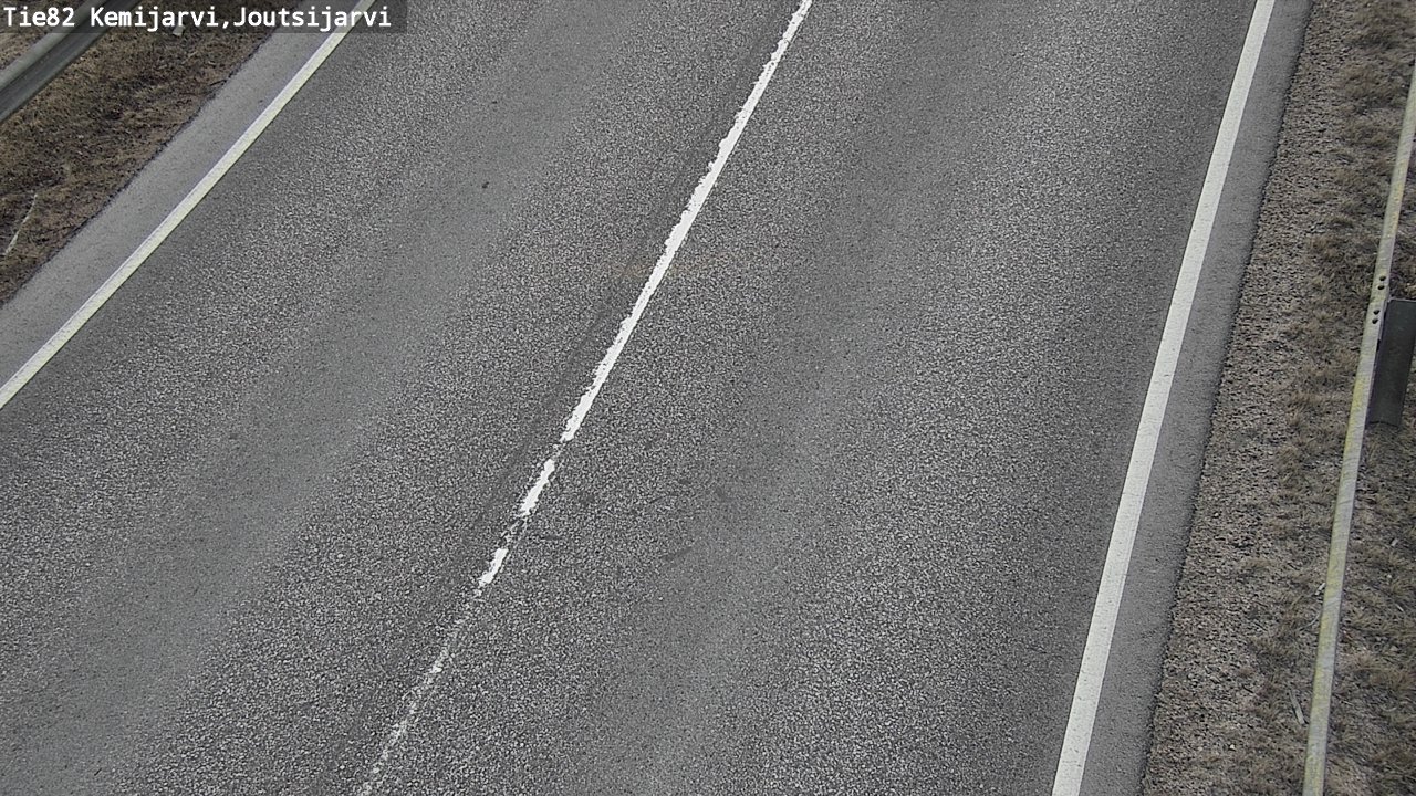 Weather Camera Image Väg 82 Kemijärvi, Joutsijärvi, Kemijärvi, Lappi