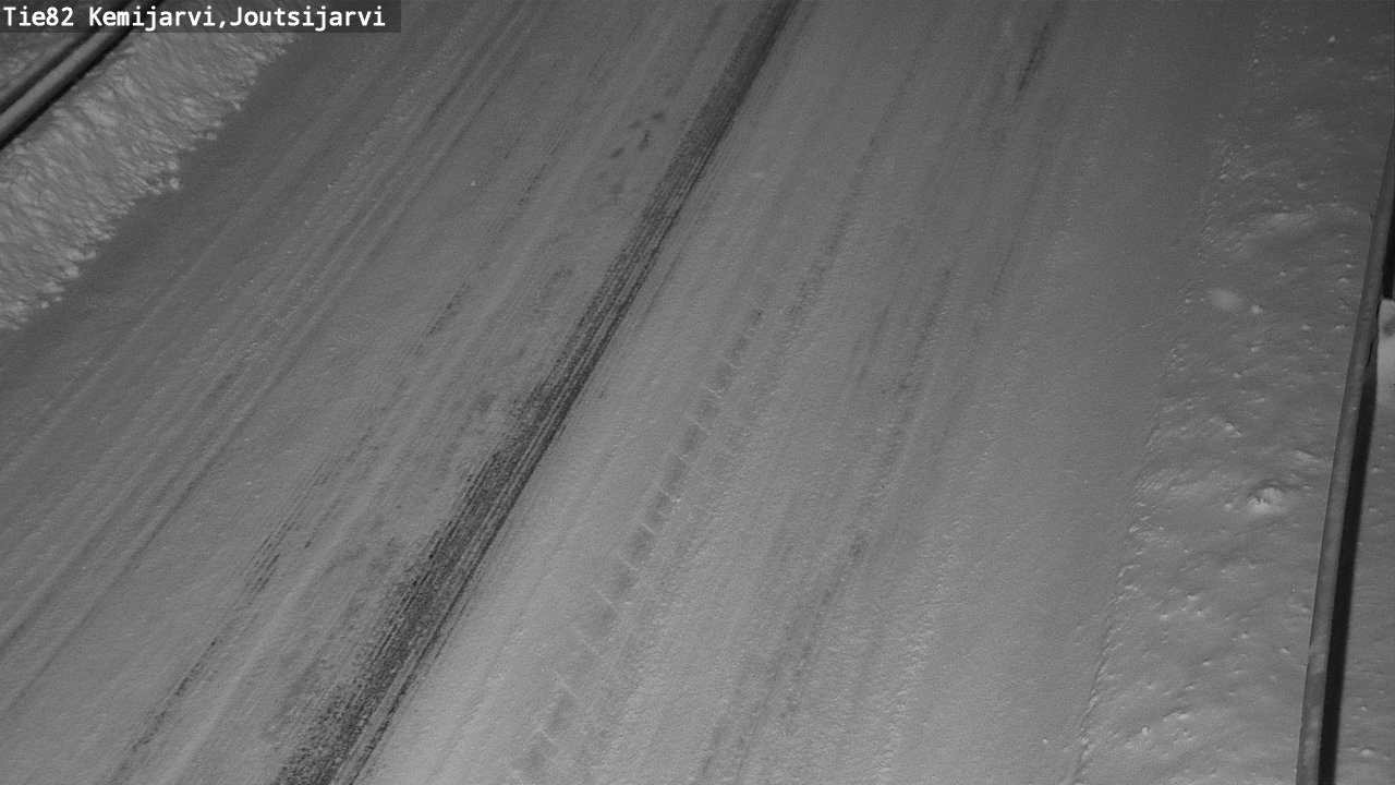 Weather Camera Image Road 82 Kemijärvi, Joutsijärvi, Kemijärvi, Lappi