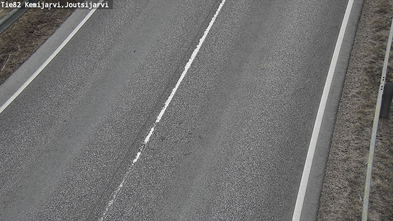 Weather Camera Image Väg 82 Kemijärvi, Joutsijärvi, Kemijärvi, Lappi