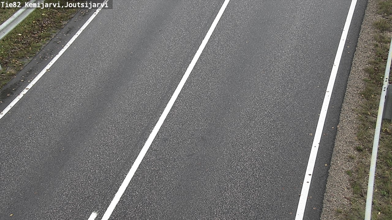 Weather Camera Image Road 82 Kemijärvi, Joutsijärvi, Kemijärvi, Lappi
