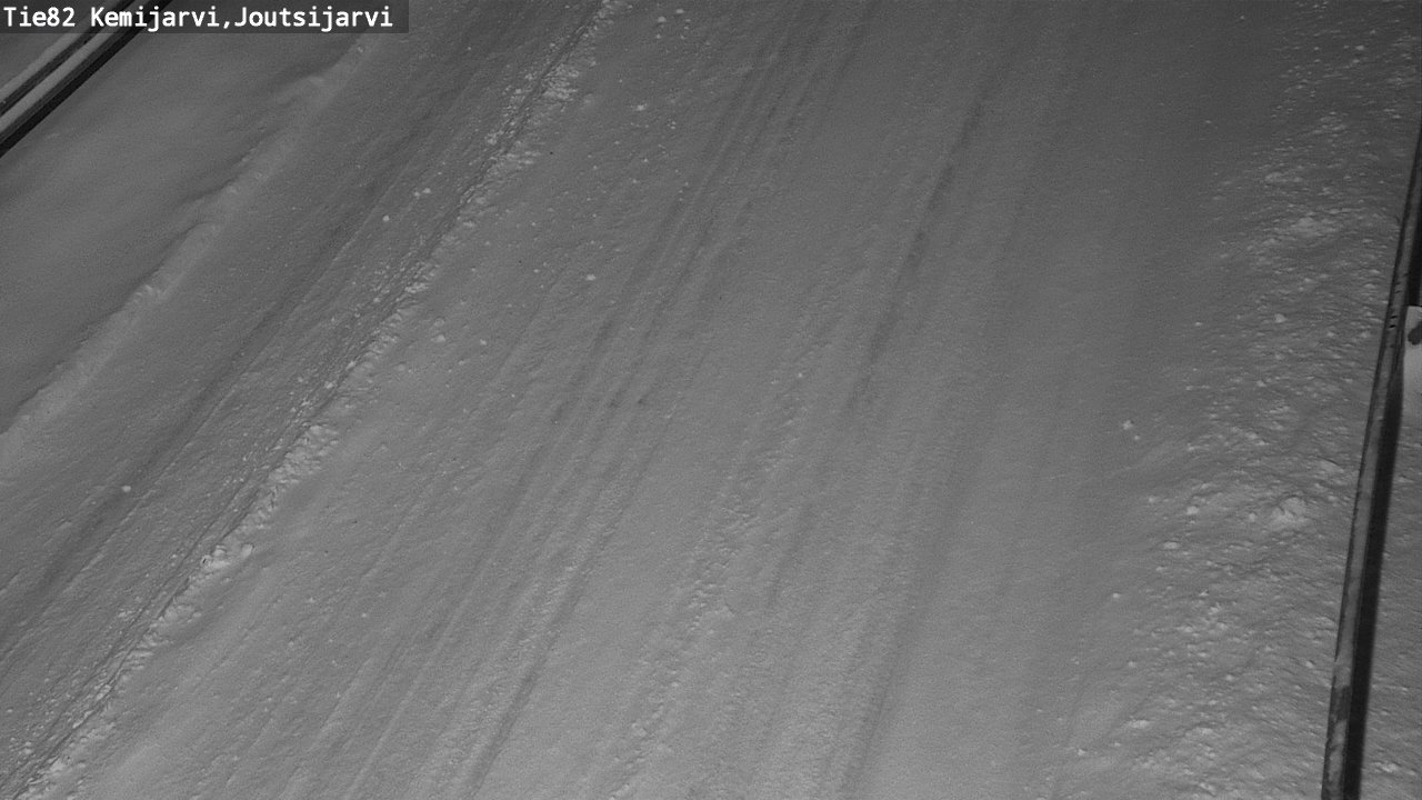 Weather Camera Image Road 82 Kemijärvi, Joutsijärvi, Kemijärvi, Lappi