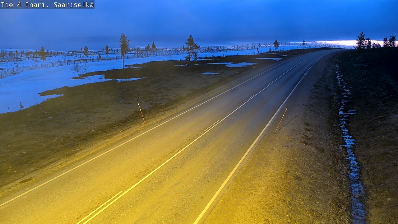 Kelikamerat Kuva Tie 4 Inari, Saariselkä, Kaunispää, Inari, Lappi