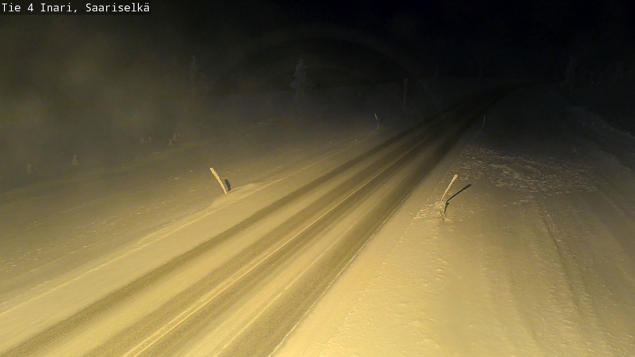 Kelikamerat Kuva Tie 4 Inari, Saariselkä, Kaunispää, Inari, Lappi